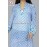 Women adorable hand block print A line frill dress