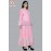 Women adorable hand block print A line frill dress