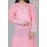 Women adorable hand block print A line frill dress