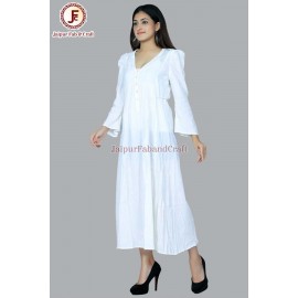 Women petite Gathered flayer Dress