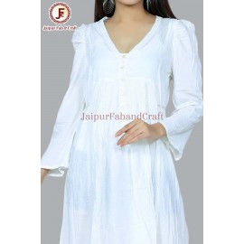Women petite Gathered flayer Dress
