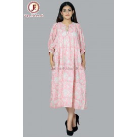 Women adorable gather A-line umbrella dress