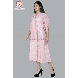 Women adorable gather A-line umbrella dress