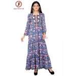 Women umbrella Hand block dress