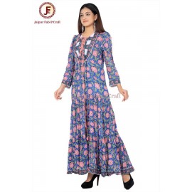 Women umbrella Hand block dress