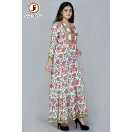 Women umbrella Hand block dress