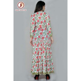 Women umbrella Hand block dress