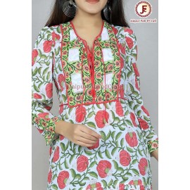 Women umbrella Hand block dress