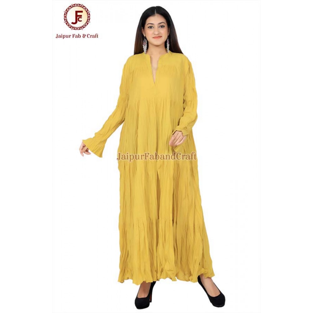 Women free size tired maxi dress